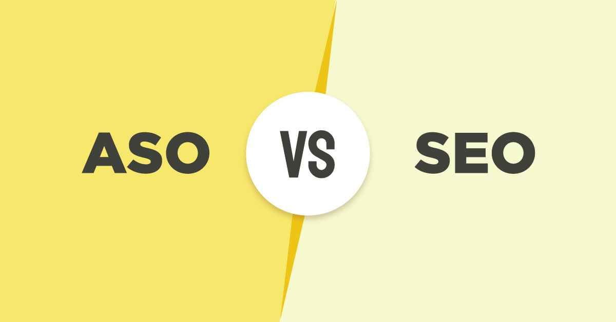 What is the difference between SEO and ASO?